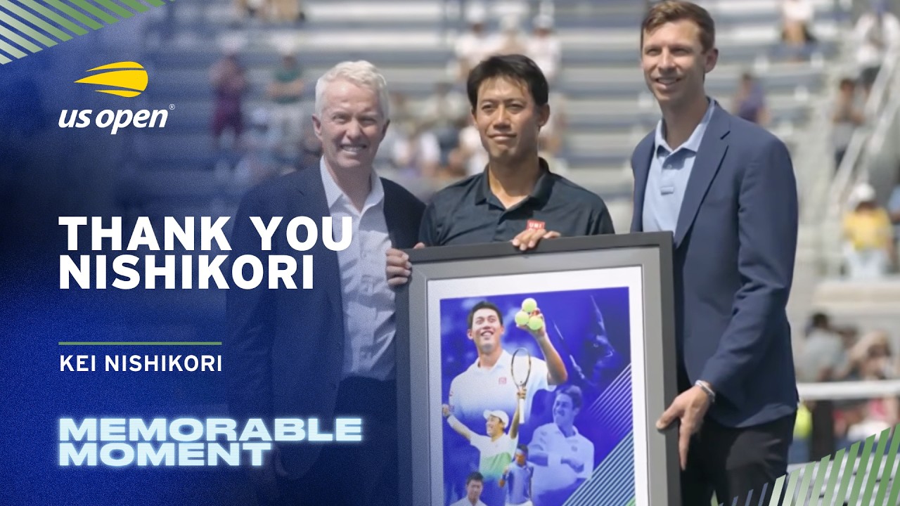 Kei Nishikori's Final Match Presentation | 2026 US Open