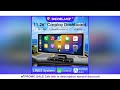 11.26 inch Car DVR 4K Dash Cam Dual Lens Wireless Carplay &amp; Android Auto Video Recorder Monitor GPS