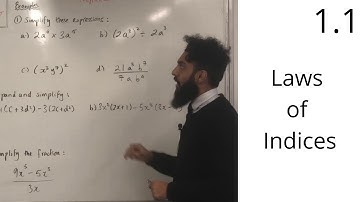 Edexcel AS level Maths: 1.1 Laws of Indices