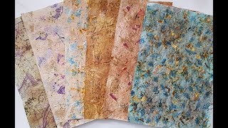 How To Make Faux Handmade Paper