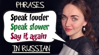 Learn Russian Russian Phrases