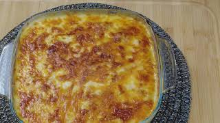 Zucchini Béchamel Dish with minced meat |  صينية كوسة بشاميل مع اللحم المفروم