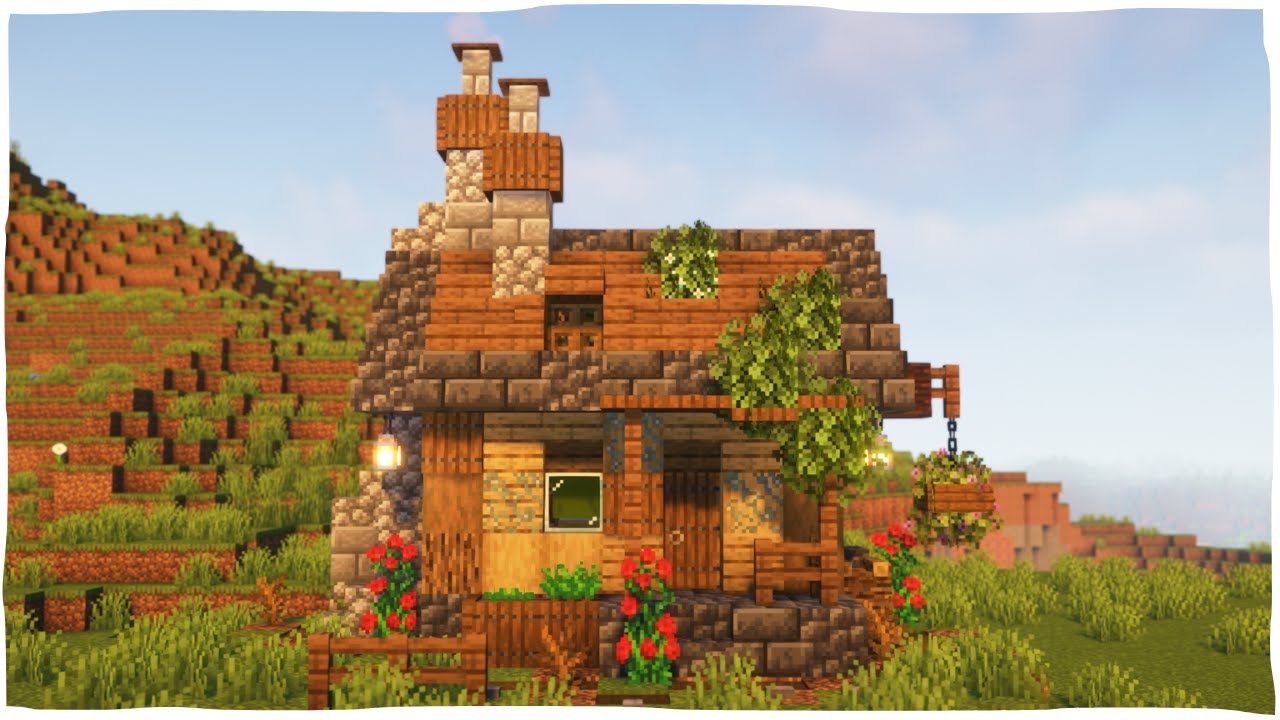 Minecraft | How To Build a Cozy Plains Cottage - YouTube