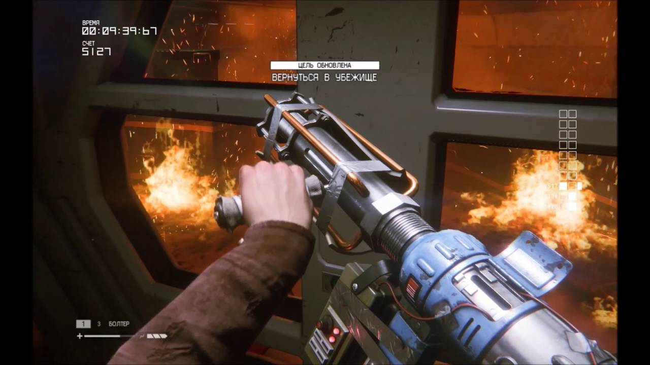 Alien Isolation Чужой Изоляция. DLC нет связи. Игра за Хьюза. - YouTube