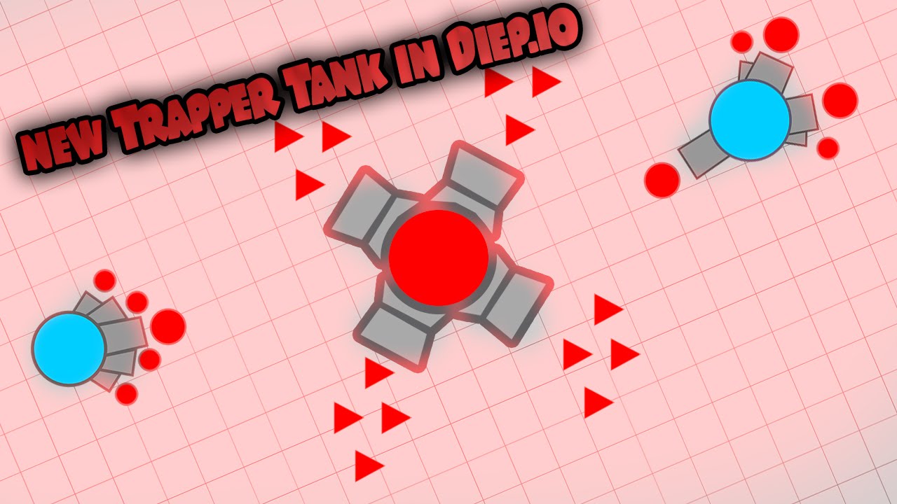 Diep.io **NEW TRAPPER** SPIKE SHOOTING TANKS! YouTube