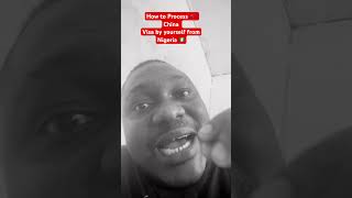 How To Process China Visa By Yourself #chinavisa #youtubeshorts