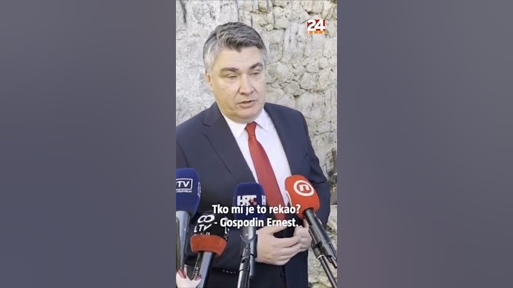 Predsjednik Milanović: 'Imam pravo biti ugojeni prasac' #shorts