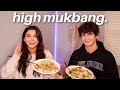 h!gh chipotle mukbang w/ Nik