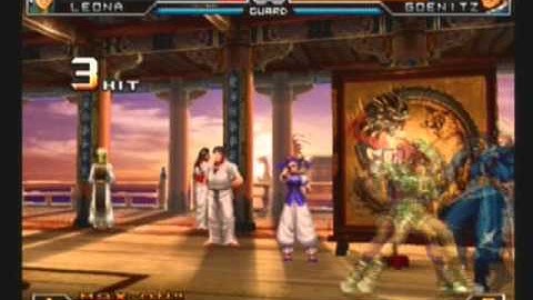 The King of Fighters 2002 UM : Expert Challenge Mode Mission 15 Leona Combo
