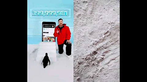can I teach penguin to subscribe Mr beast ??#mrbeast #viral #challange