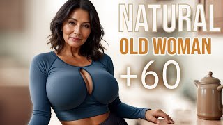 Ageless Style Secrets for the Sophisticated Older Woman! Natural Old Women Over 55💖Crop Top Style