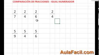 Simplificar fracciones activity for 5to