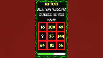 Can You Solve This IQ Puzzle? Missing Number Challenge! #shorts #quiz #maths #missingnumber #math
