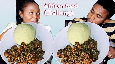 SPEED EATING CHALLANGE | FUFU AND VEGETABLES SOUP MUKBANG | EFO RIRO | AFRICAN FOOD MUKBANG