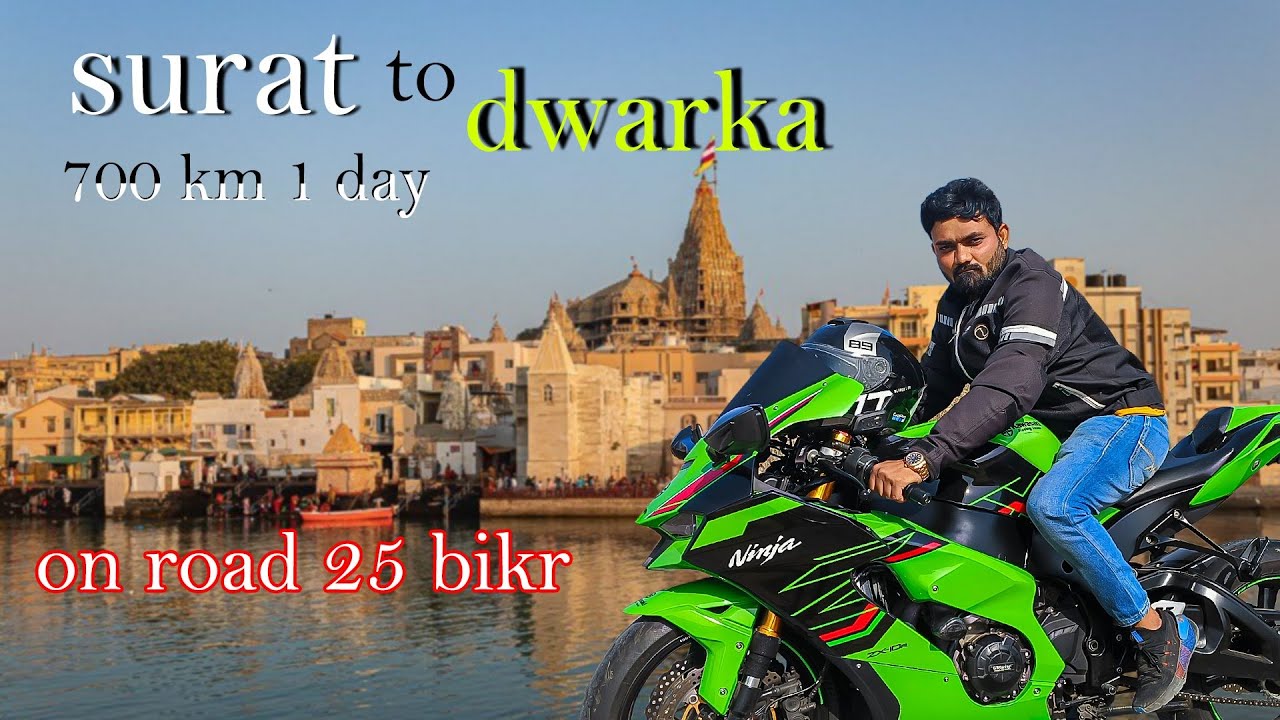 I Completed 700 km Bike Ride from Surat TO Dwarka in JUST 1 Day