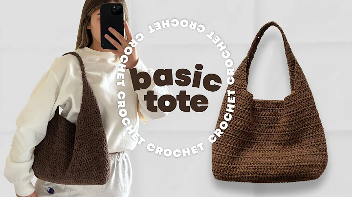 Crochet Basic Tote Bag Tutorial | Step by Step tutorial