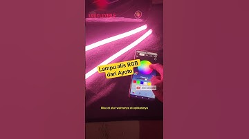 Lampu alis RGB premium dari Ayoto #lampualis #rgb #shorts