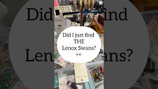 I found two Lenox swans at Carlisle Antique Fest! It was such a fun event!#fleamarket #upcycledbybri