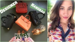 Designer Handbag Dupes | Givenchy, Chloe, Celine, Chanel, Louis Vuitton, and more! by Hannelyn 21,120 views 8 years ago 5 minutes, 31 seconds