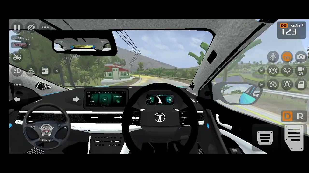 Bus simulator Indonesia drive Tata Curvv EV Model 2025 drive review 