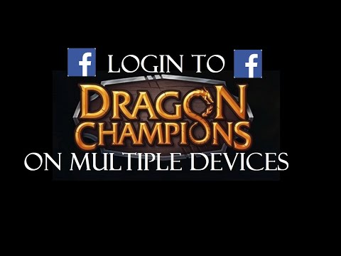 How to login to your Dragon Champions on multiple devices