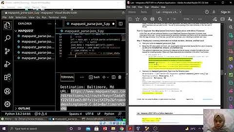Tutorial 4.9.2 Lab - Integrate a REST API in a Python Application