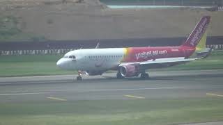 泰越捷航空 Thai VietJet Air A320-214(HS-VKB, Amazing Thailand) VZ-568 素萬那普(BKK)→桃園(TPE) landing