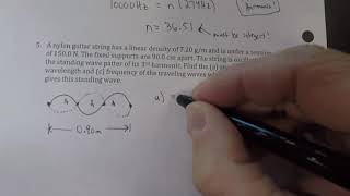 Standing Wave Example Problems 4 and 5