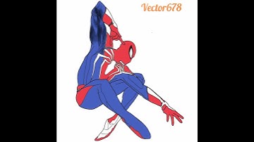 illustrator technical drawing images cartoon vector678 Spiderman #shorts