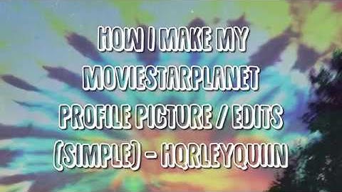 How I Make my MSP Profile Picture / Edits (Simple) - hqrleyquiin