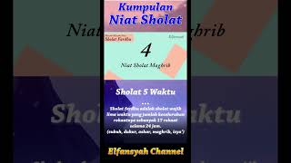 FULL NIAT SHOLAT 5 WAKTU LENGKAP