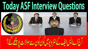 Today ASF Interview Experience | ASF INTERVIEW ESSAY | ASF INTERVIEW QUESTIONS | ASF ASI INTERVIEW