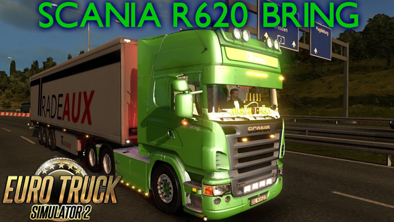 Euro Truck Simulator 2 {1.26}. Обзор мода: Scania R620 Bring. (Ссылка в описании)