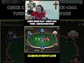 Más vale un x-raise en river, que un bet turn #pokerexito #charlypescao #clubdeloverpot #shorts