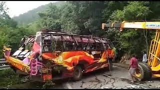 EXCLUSIVE VIDEO || RPN PRIVATE BUS BEFORE & AFTER ACCIDENT IN DHIMBAM GHAT EXCLUSIVE VIDEO || RPN PRIVATE BUS BEFORE & AFTER ACCIDENT IN DHIMBAM GHAT