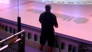 Columbus Blue Jackets Boone Jenner Pre-Game Ritual 12/29/2013