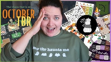 Embracing the chaos 📚 // October TBR and Video Plans, Readathons and JUST BEA_t that TBR 🎲🗡