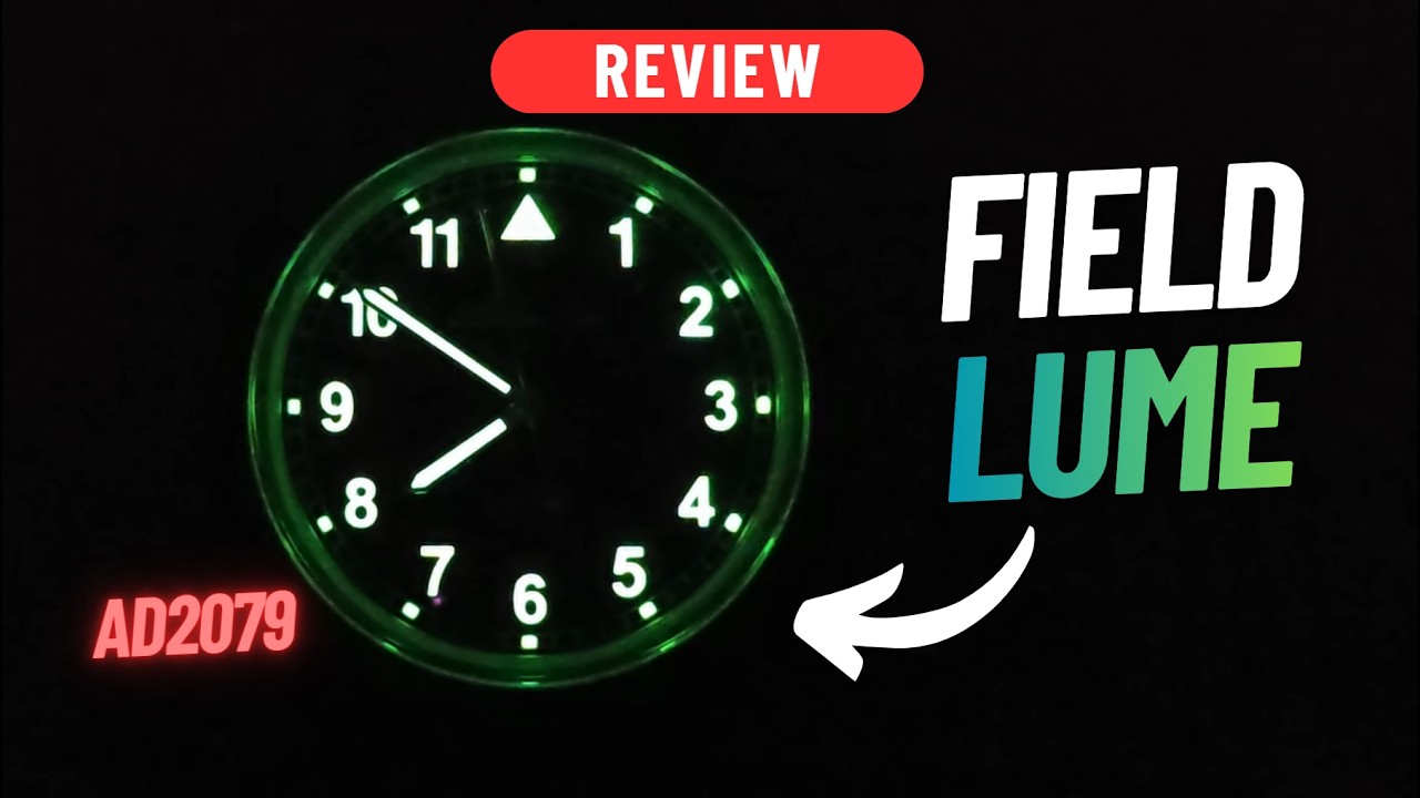 QUALITY LUME ON THIS ADDIESDIVE FIELD WATCH! REVIEW: AD2079 - YouTube