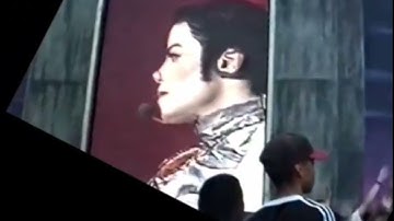 Michael Jackson HIStory Tour Wembley July 15th Scream STABILIZATION REMASTER