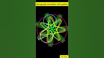Spirograph animation27 with python turtle #shorts