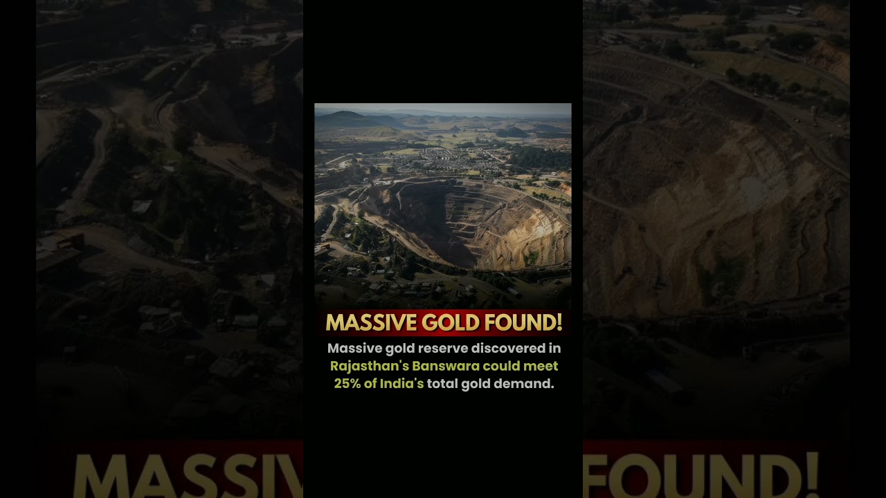 Rajasthan’s Hidden Treasure: Massive Gold Reserve Found 💰 