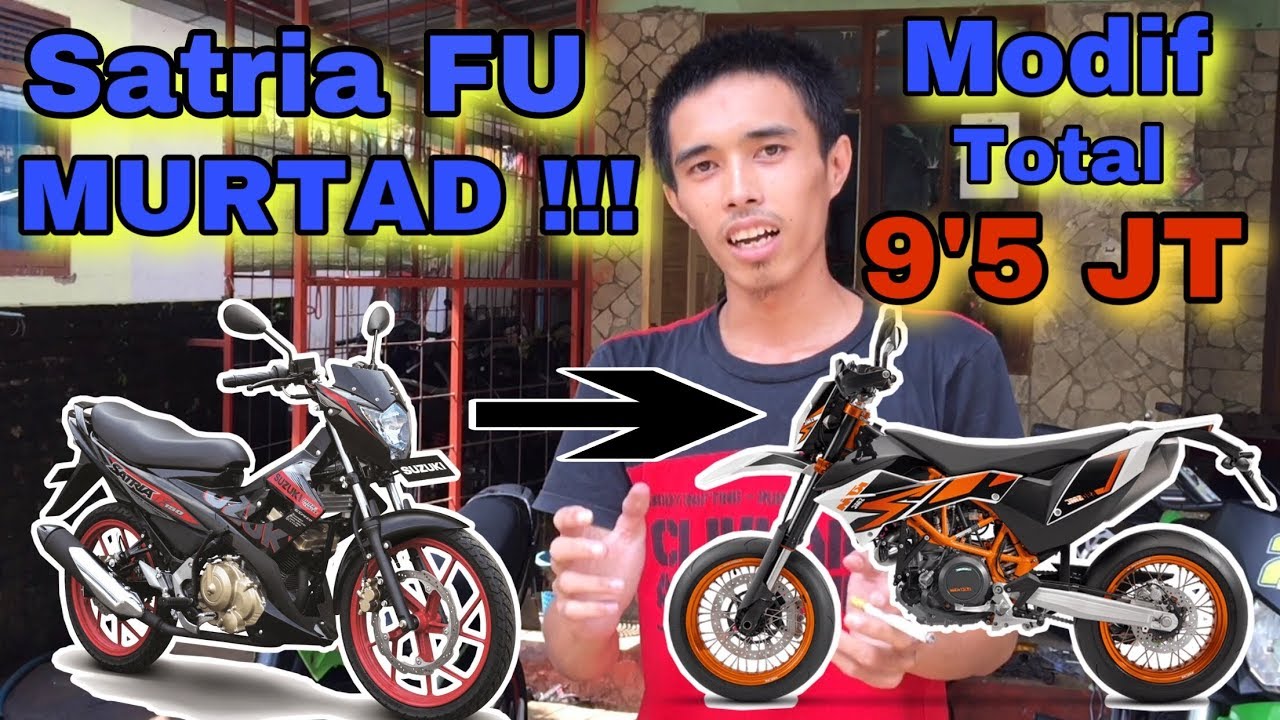 EPS1 Satria FU Modif SuperMotoSuperFU Review Parts YouTube