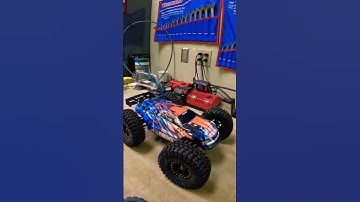 Traxxas E-Revo mini 1/16 Build Upgrade #shorts #rc #arrma #dji #erevo #revo #merv #slash #maxx #lipo
