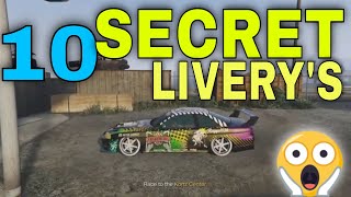 10 HIDDEN LIVERY'S 💥 ONE MERGE - GET THEM NOW - GTA 5 ONLINE