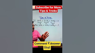 Tips & Tricks on Trigonometry | JEE , NDA & Other Competitive Exams | Ashish Sir