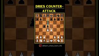 Dries Counter-Attack || Chess Tricks To Win Game Fast!! #shorts #shortvideo screenshot 4