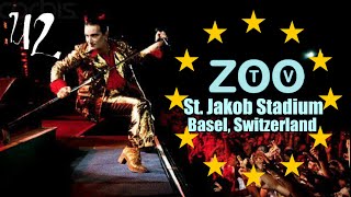 U2 Zoo TV / Zooropa Tour live from Basel Switzerland pro shot video enhanced June 30 1993