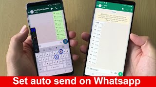 How to set auto send message in Whatsapp screenshot 4