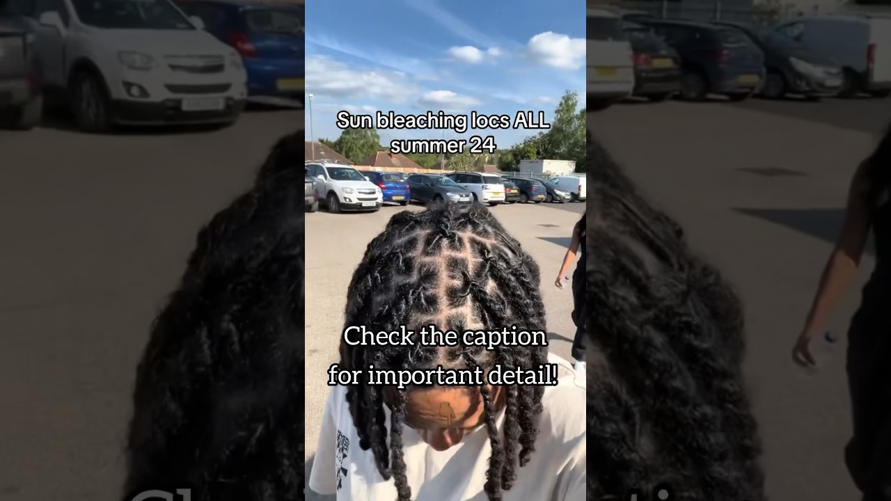 Sun bleaching locs summer 24 ☀️ 