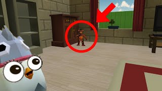 😱 Escape from tall chicken || chicken gun game *ROBLOX*